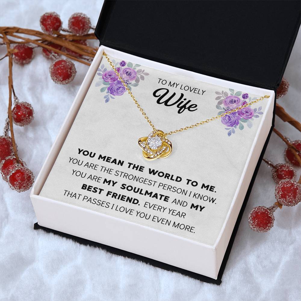 Silver Small Heart Cubic Zirconia Pendant Necklace Gift For Wife Sentimental Gifts For Mothers Day Gift For Wife Wife Anniversary Birthday 1 Love Knot Necklace