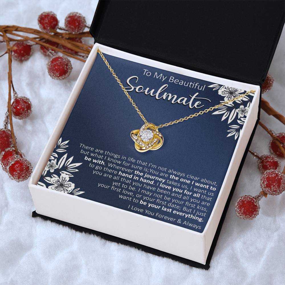 Gift For Your Soulmate - For Sure - Love Knot Love Knot Necklace