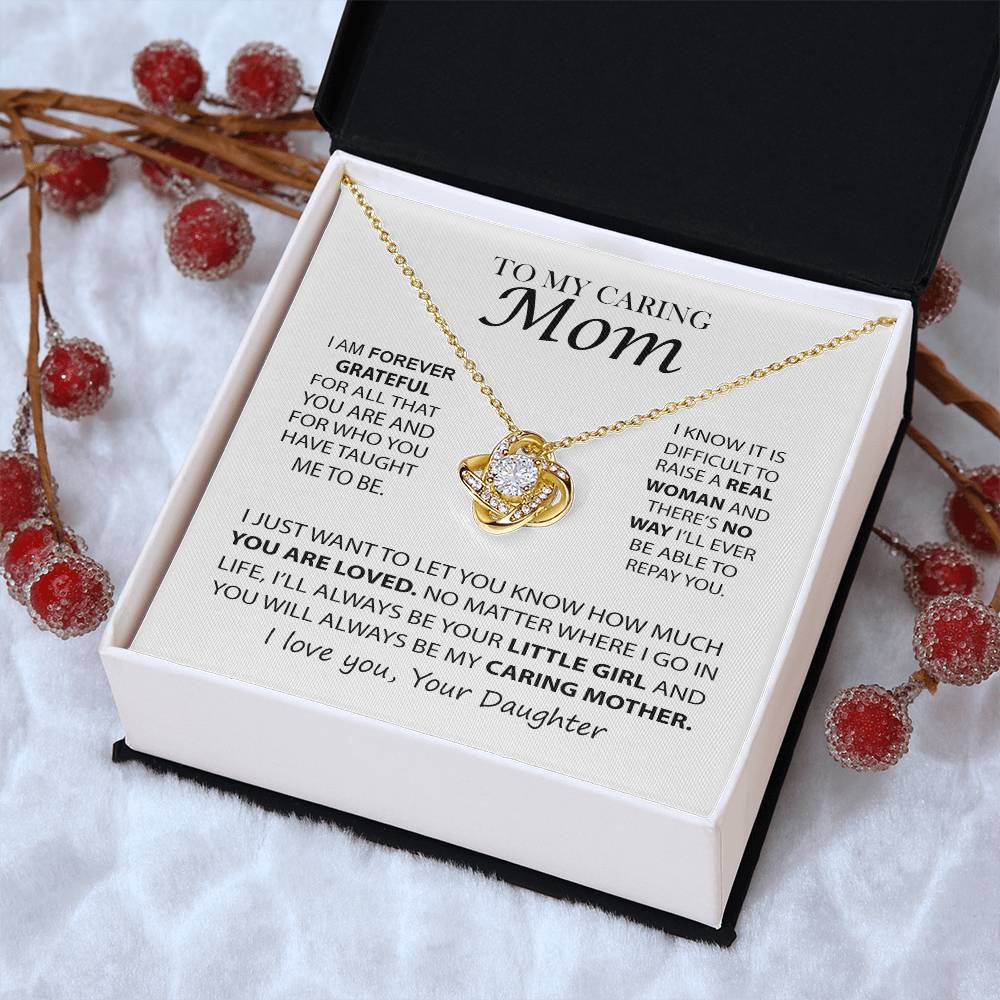 Mothers Day Gift Mom Necklace From Da Love Knot Necklace