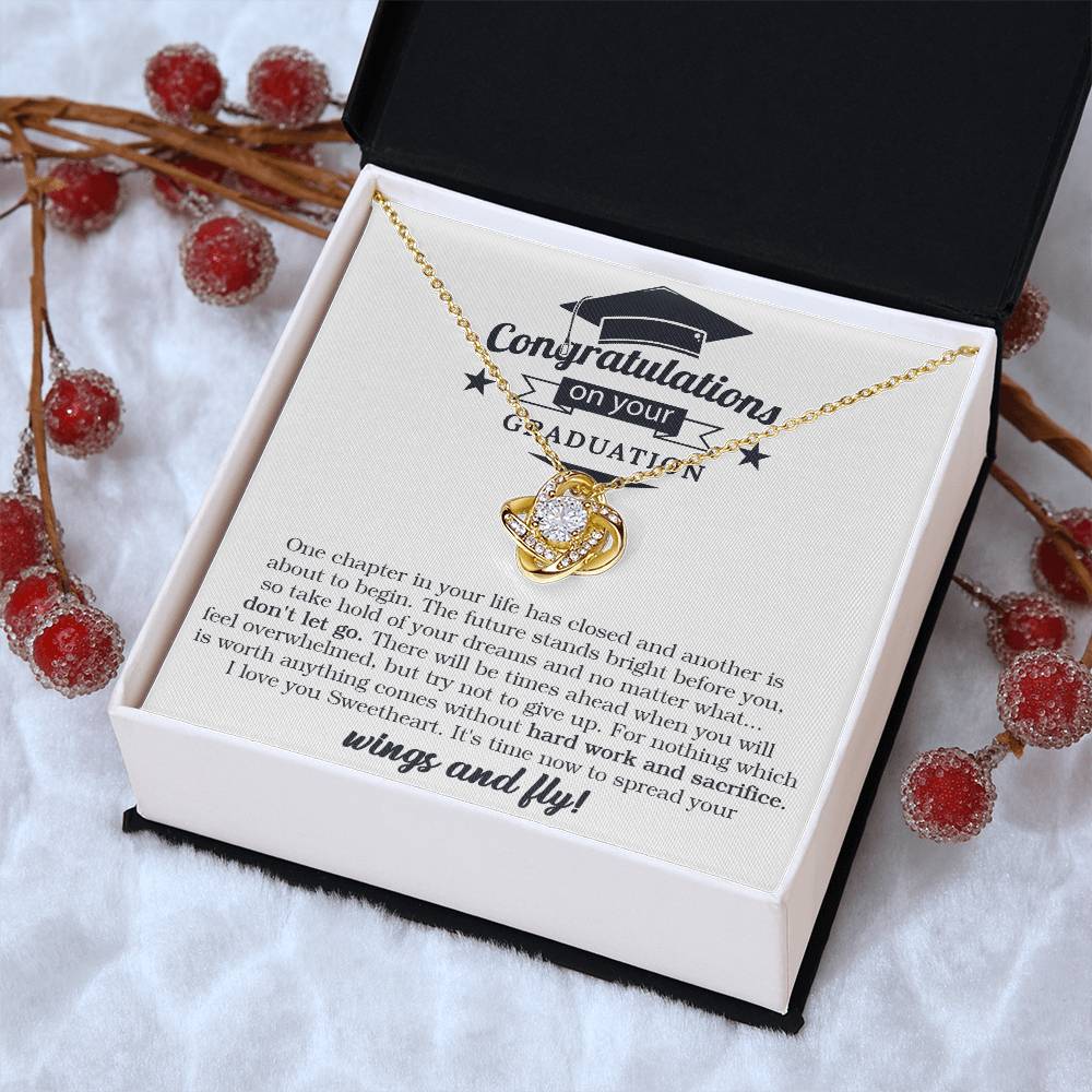 Graduation Gift For Her Graduate Ne Love Knot Necklace