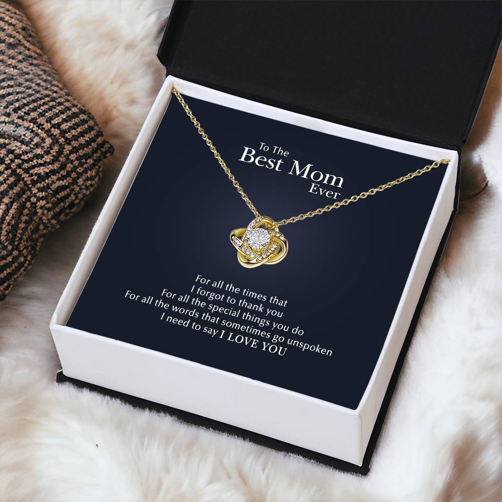 Special Things Love Knot Necklace