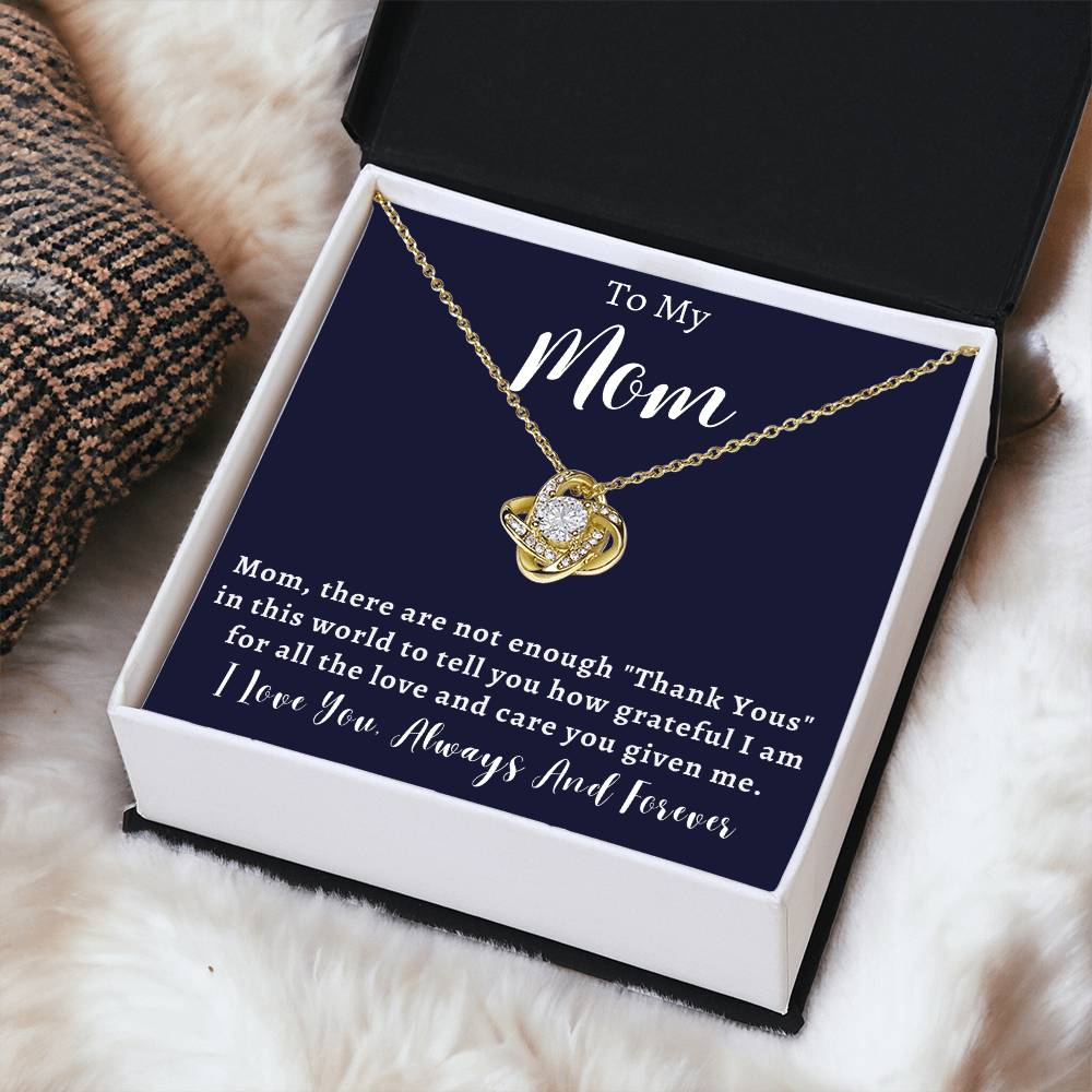 Mother's Day Or Just To Say I Love Love Knot Necklace