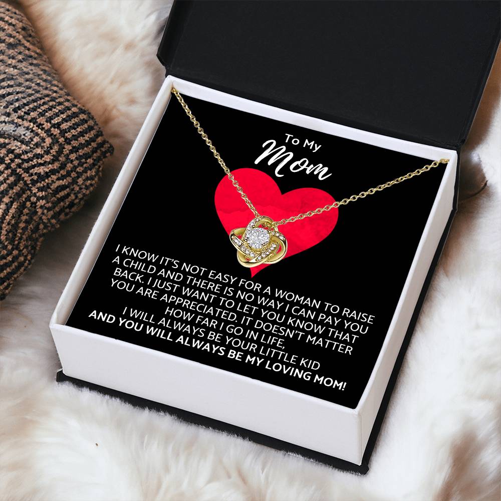 Premium Mother's Day Necklace Customize Gift For Your Loving Mom! ?? Love Knot Necklace