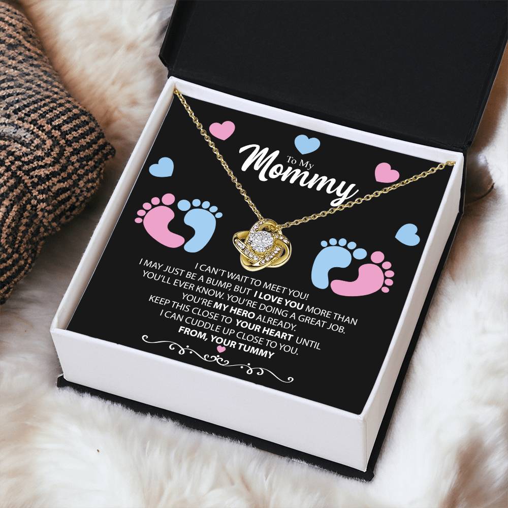 Shineon20220405-Mom0003 - To My Mommy - Love Knot Necklace Love Knot Necklace