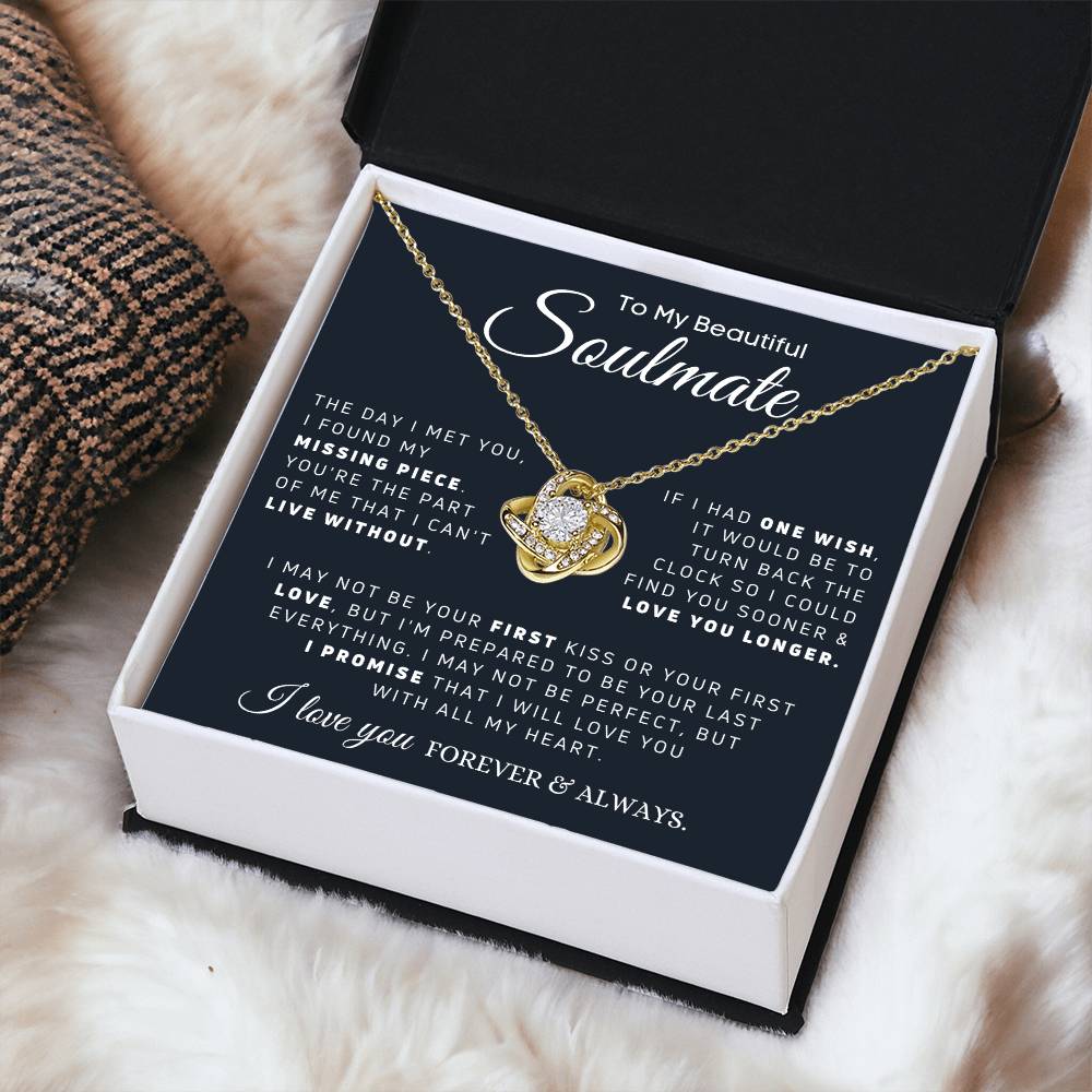 Soulmate - My Missing Pi Love Knot Necklace