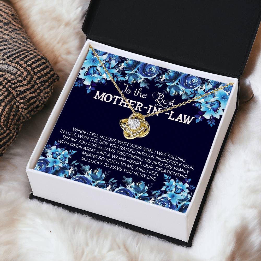 To The Best Mother-In- Love Knot Necklace