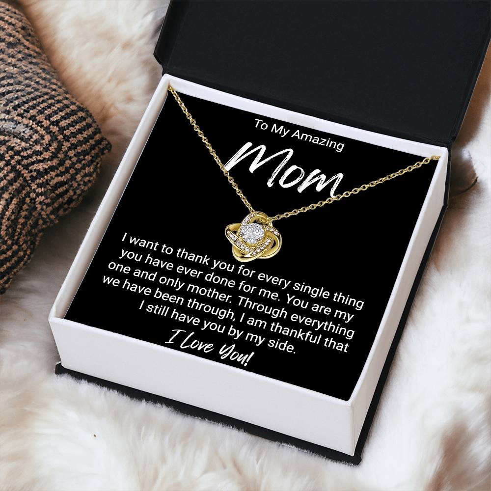 Love Knot Necklace For Mom 1 Love Knot Necklace