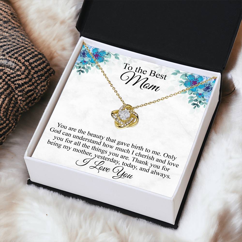 Mothers Day Gift Idea Mothers Day Necklaces For Mom From Daughter Mothers Day Gift From Daughter Gifts For Mom Birthday Gift From Son 1 Love Knot Necklace