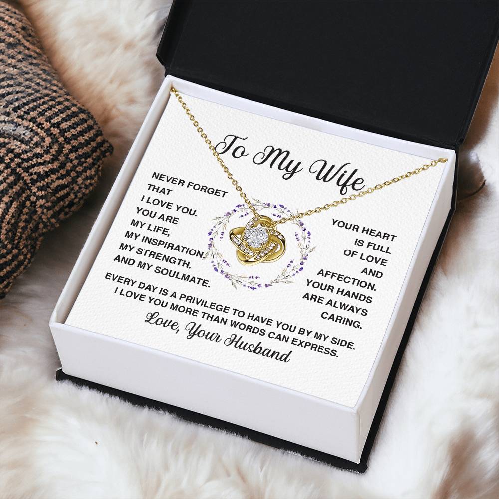 Delivery By Mother's Day Wf029 Gift Fo Love Knot Necklace