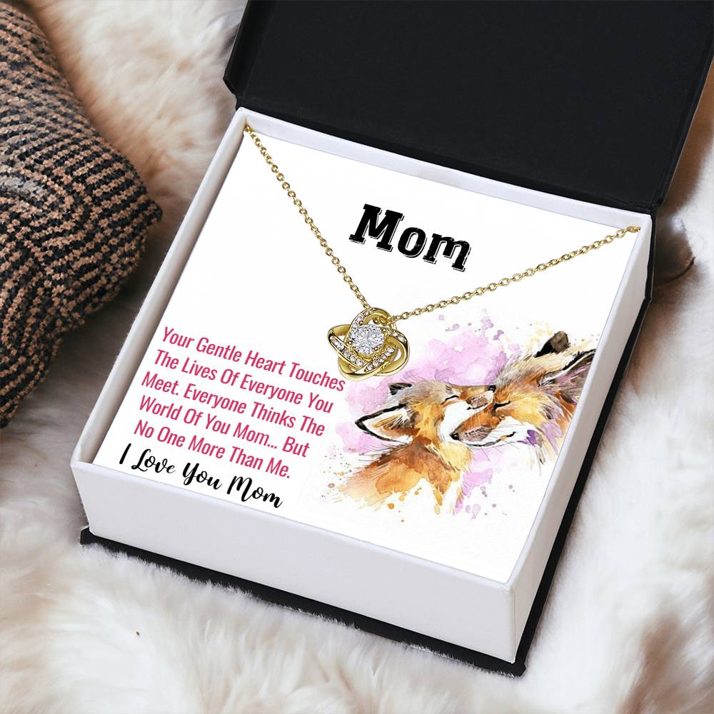 Mother's Day Mom's Birthday Or Just Time To Say I Love You Mom - 12 Love Knot Necklace