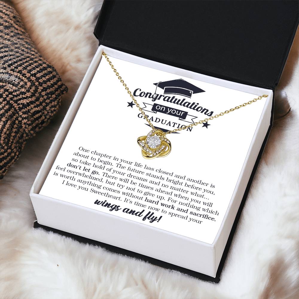 Graduation Gift For Her Graduate Ne Love Knot Necklace