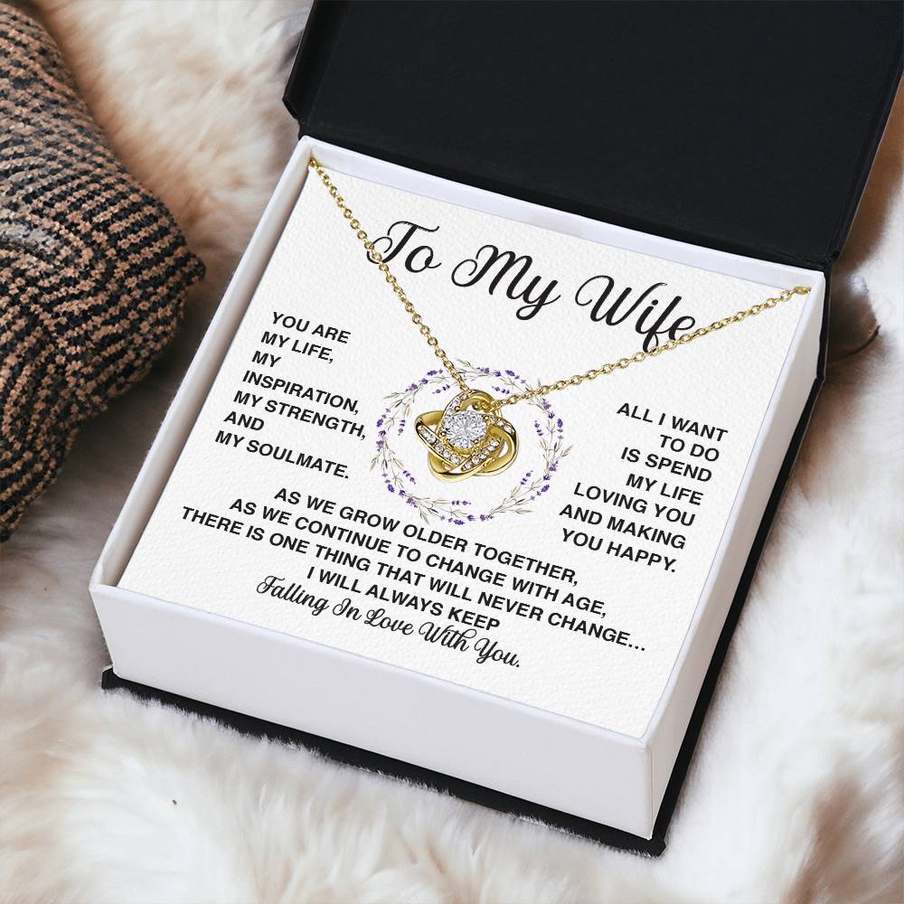 Delivery By Mother's Day Wf034 Gift Fo Love Knot Necklace