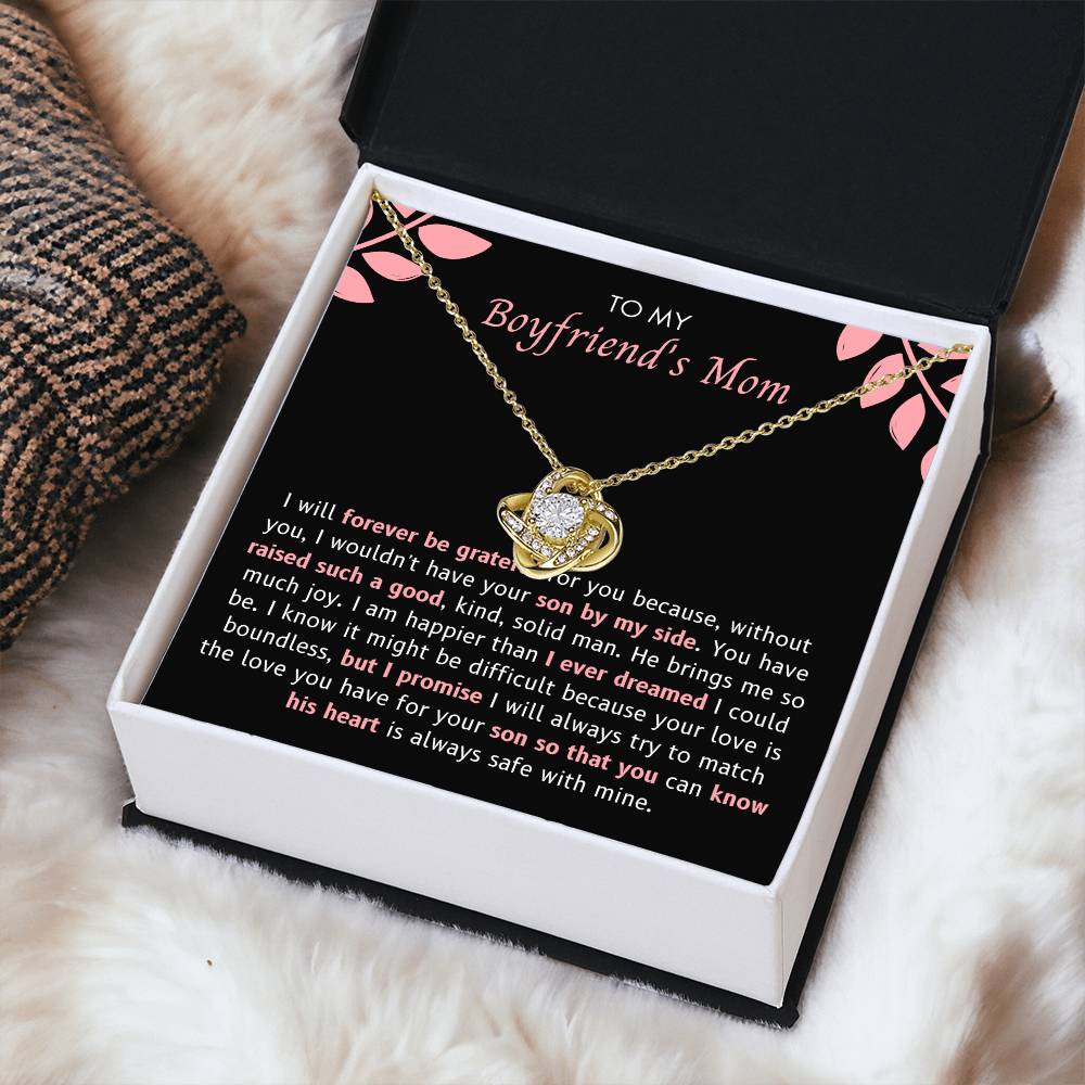 Boyfriend Mom - I Will Forever Love Knot Necklace