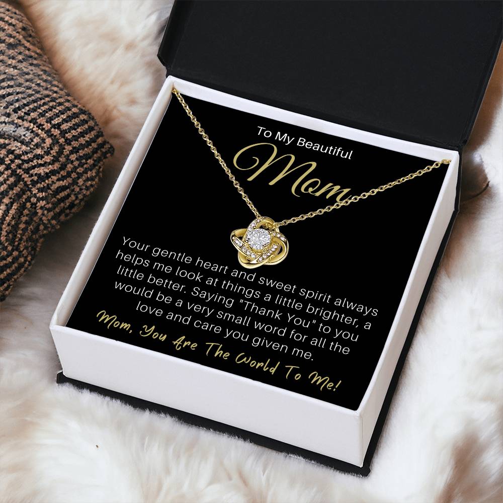 The Beautiful Necklace Gift For Mom On Every Occasion - Love Knott Necklace - 14 Love Knot Necklace