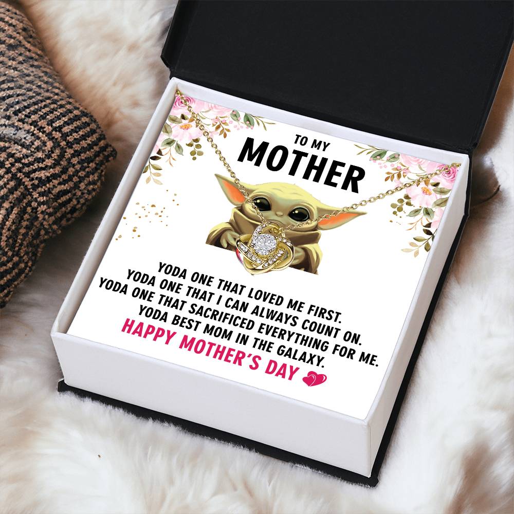 Best Mother's Day Gift For Mom-Necklace For Mom Love Knot Necklace