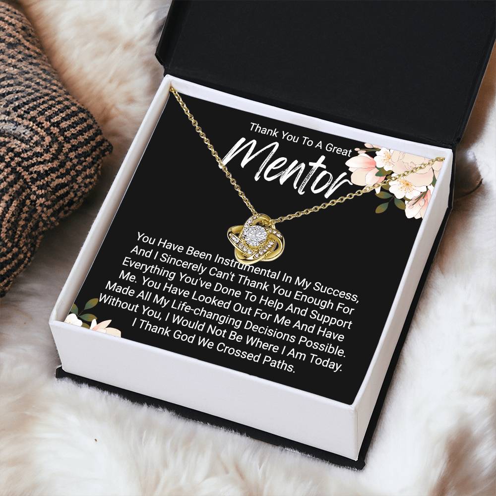 Mentor Gift - Love Knot Necklace Love Knot Necklace