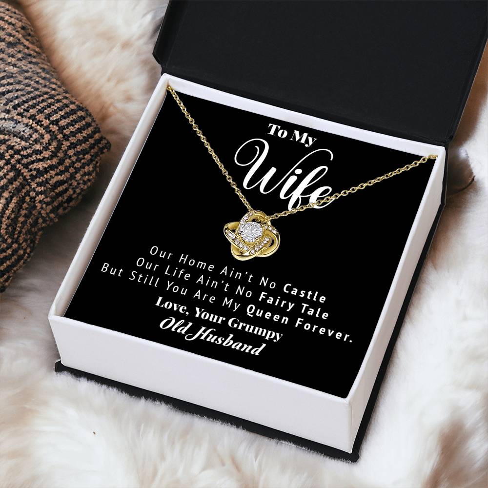 To My Wife - My Love Knot Necklace