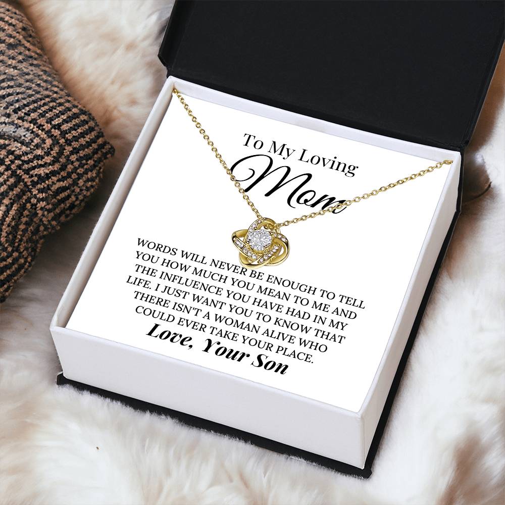 Heartfelt Mother's Day Gift For Mom Love Knot Necklace 2