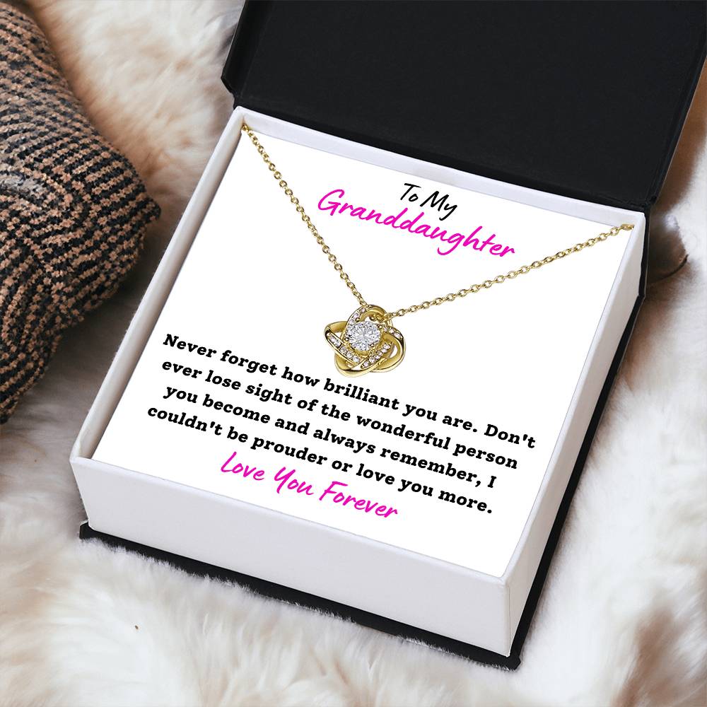 Happy Birthday Or Just To Say - Love Knot Necklace