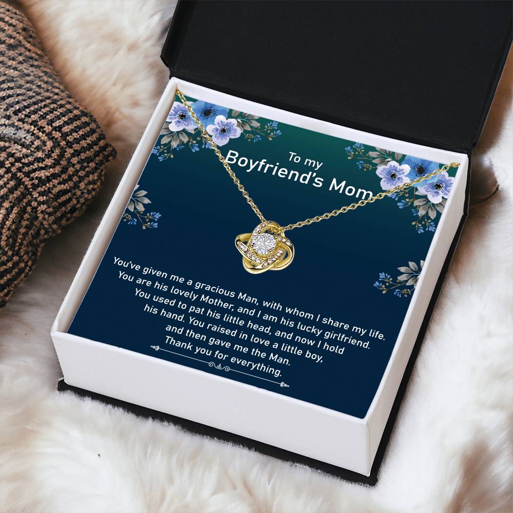 Almost Sold Out To My Boyfriend's Mom - Love Knot Necklace Love Knot Necklace