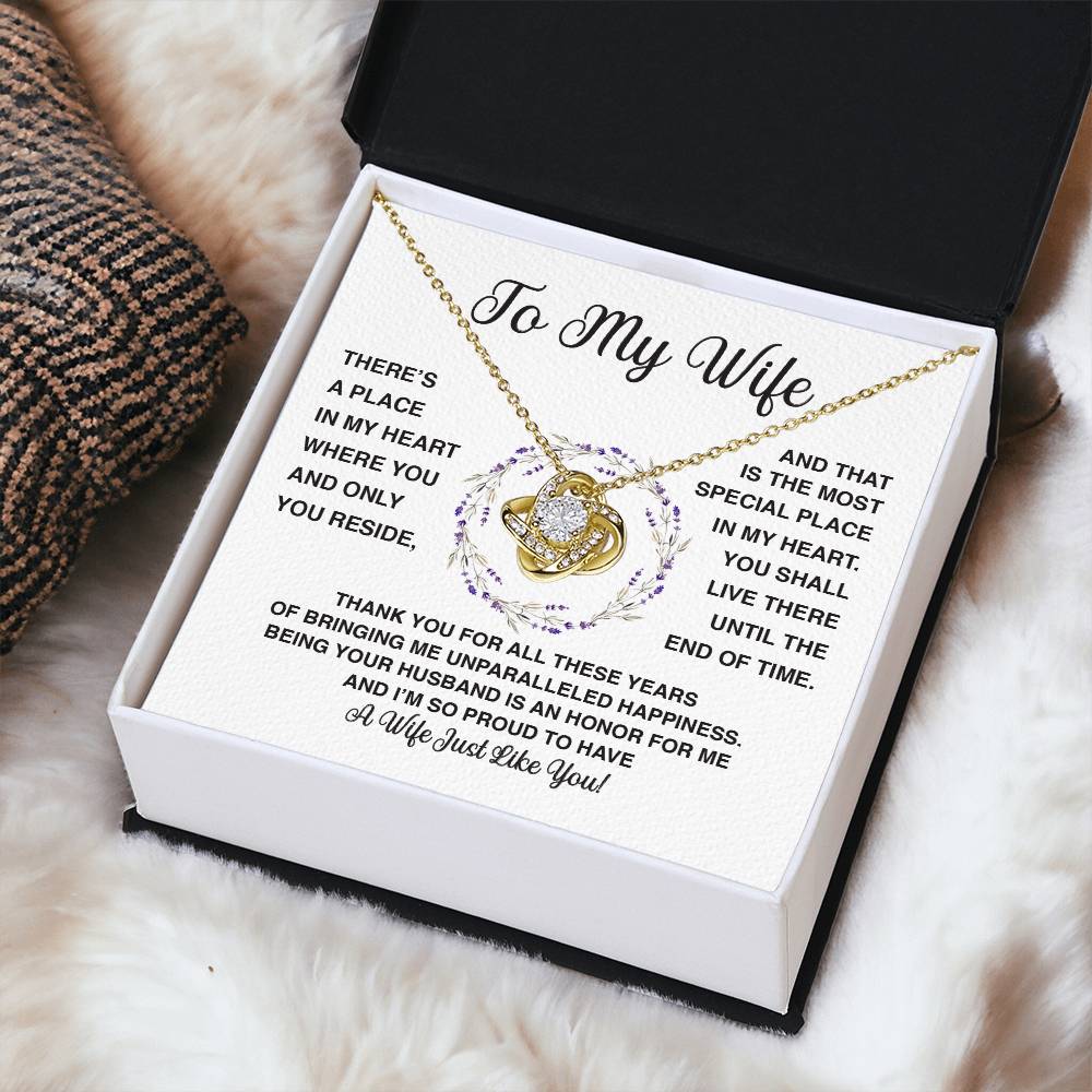 Delivery By Mother's Day Wf030 Gift Fo Love Knot Necklace