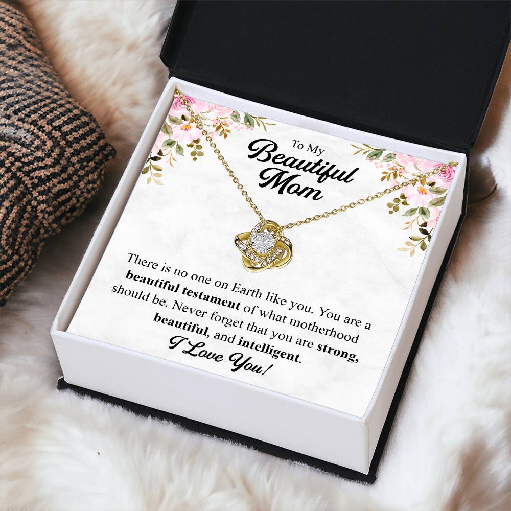 Mothers Day Gift From Daughter Mother Of The Groom Gift From Son Presents For Mom Birthday Sentimental Jewelry Necklace For Mom 3 Love Knot Necklace