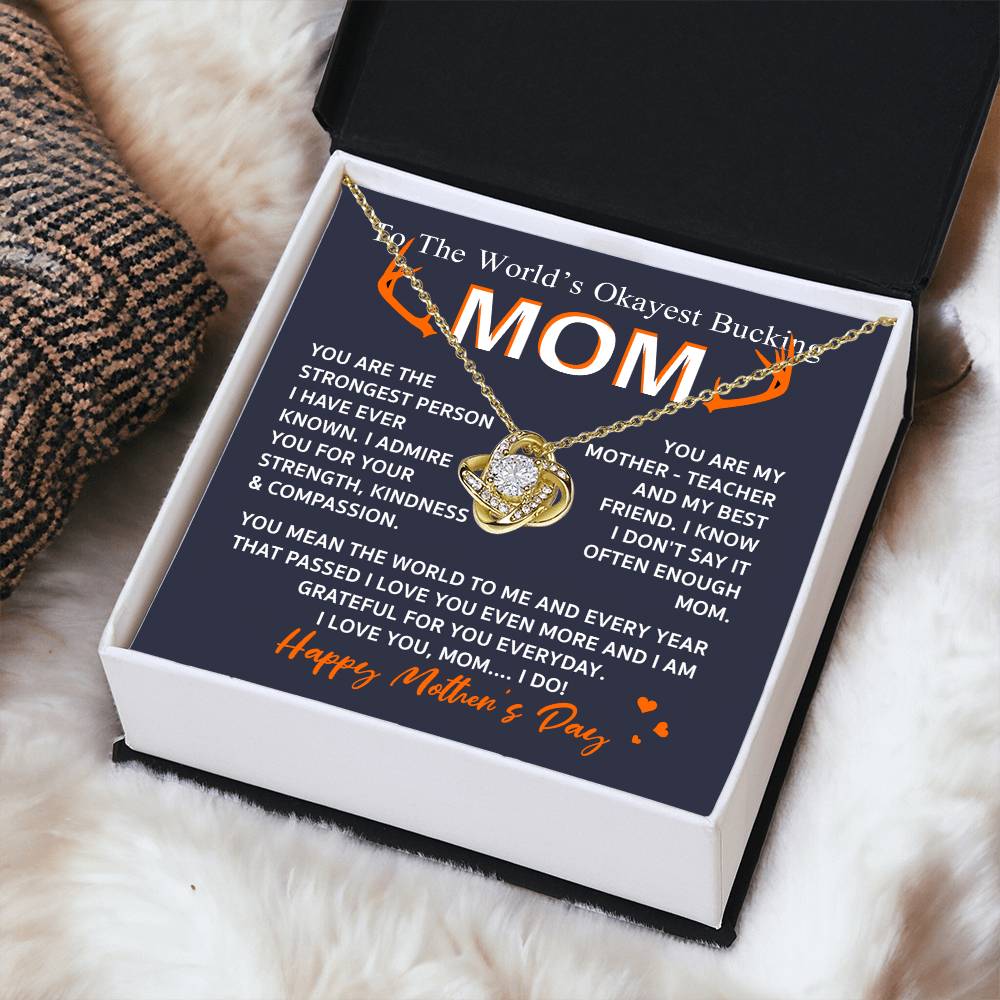 Hilarious Mother's Day Necklace Love Knot Necklace