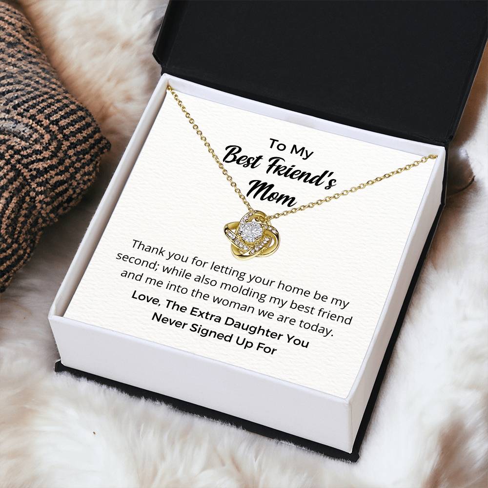 Best Friend's Mom Ne Love Knot Necklace