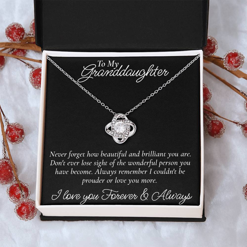 Happy Birthday Or Just To Say I Love You - Love Knot Necklace