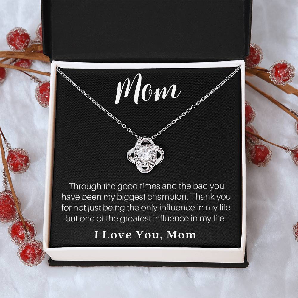 Mother's Day Or Just To Say I Love You Mom Love Knot Necklace 26 Love Knot Necklace
