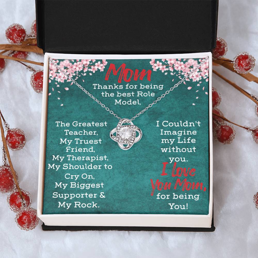 Necklace Gift For Mom Love Knot Necklace