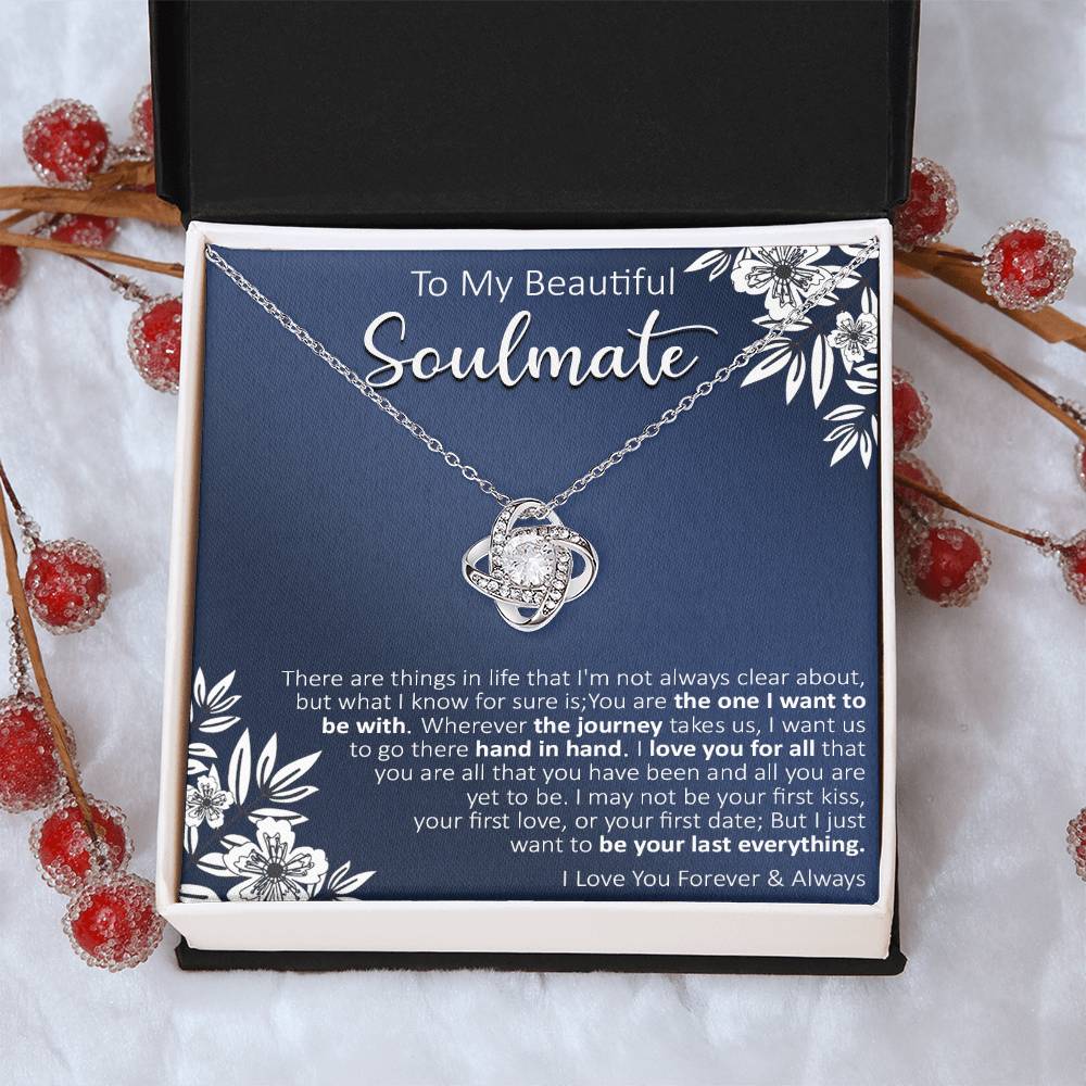 Gift For Your Soulmate - For Sure - Love Knot Love Knot Necklace