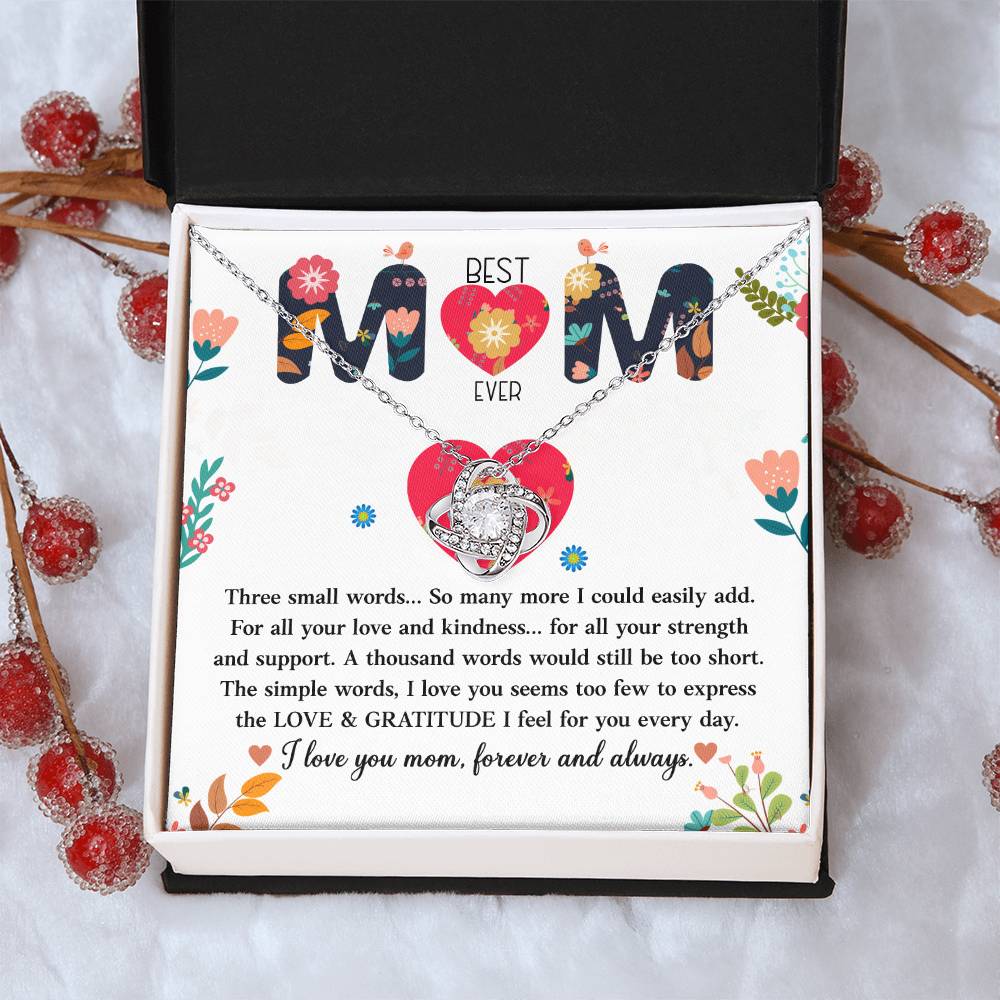 Best Mom Ever - The Love Knot Necklace Love Knot Necklace