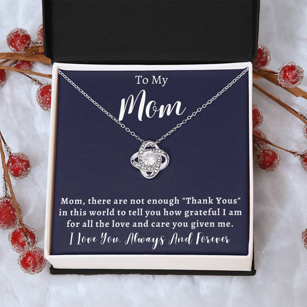 Mother's Day Or Just To Say I Love Love Knot Necklace