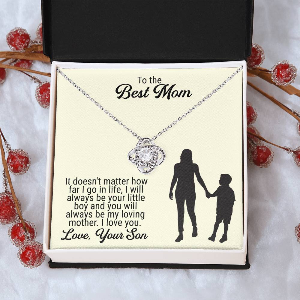 Mothers Day Gift Idea Mothers Day Necklaces Mothers Day Gift For Mom Gift From Son Birthday Gifts Ideas For Mom From Son Love Knot Necklace