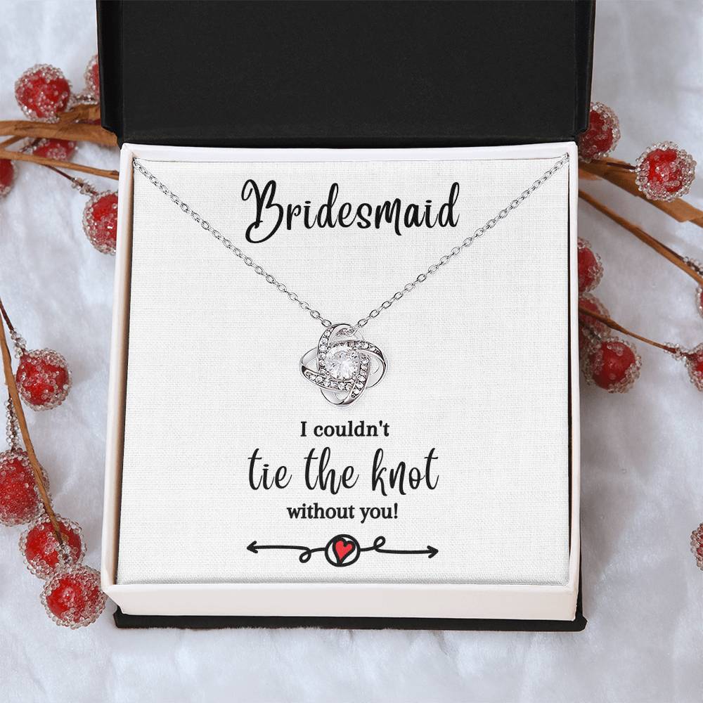 Bridesmaid(3) Love Knot Necklace
