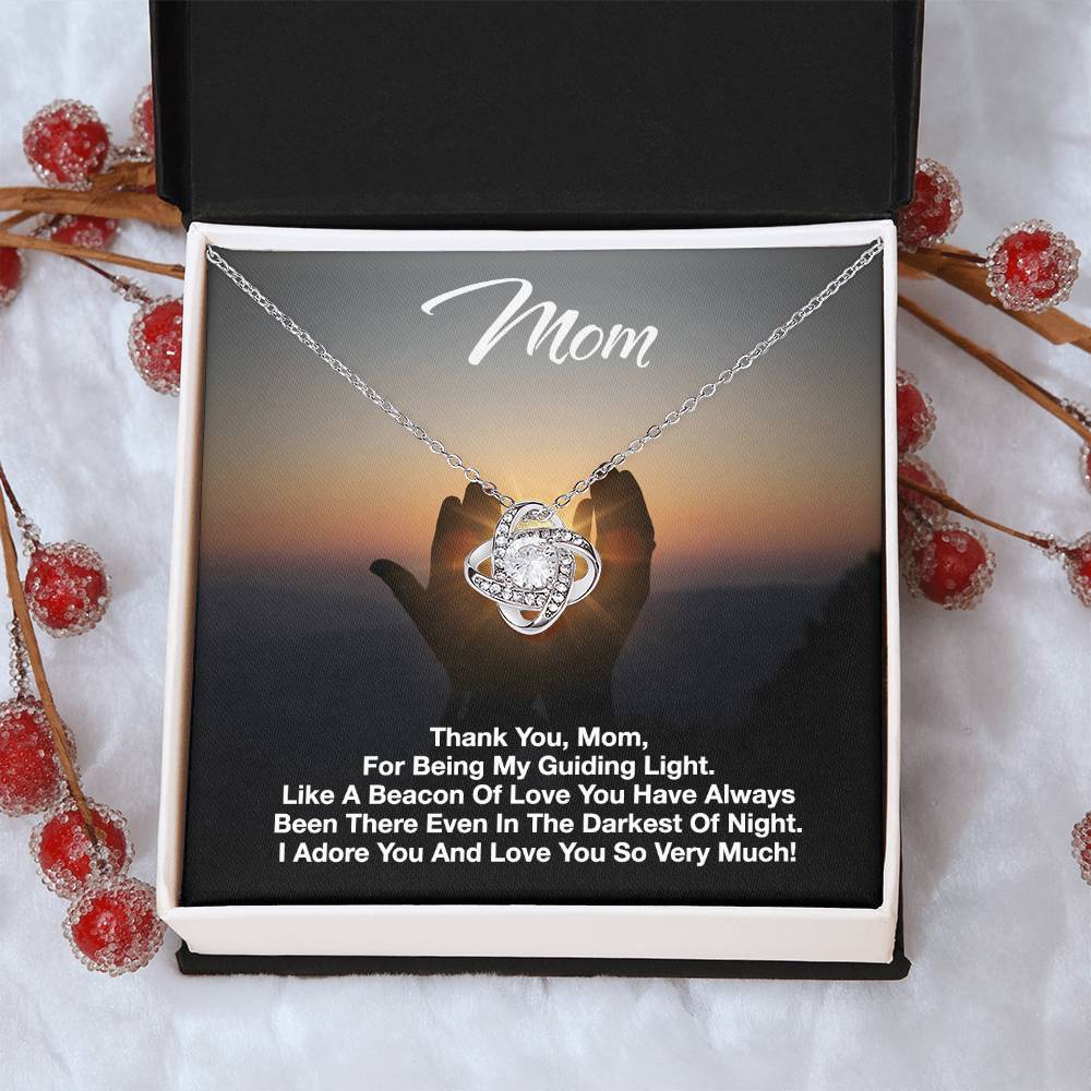 Thank You Love Knot Necklace