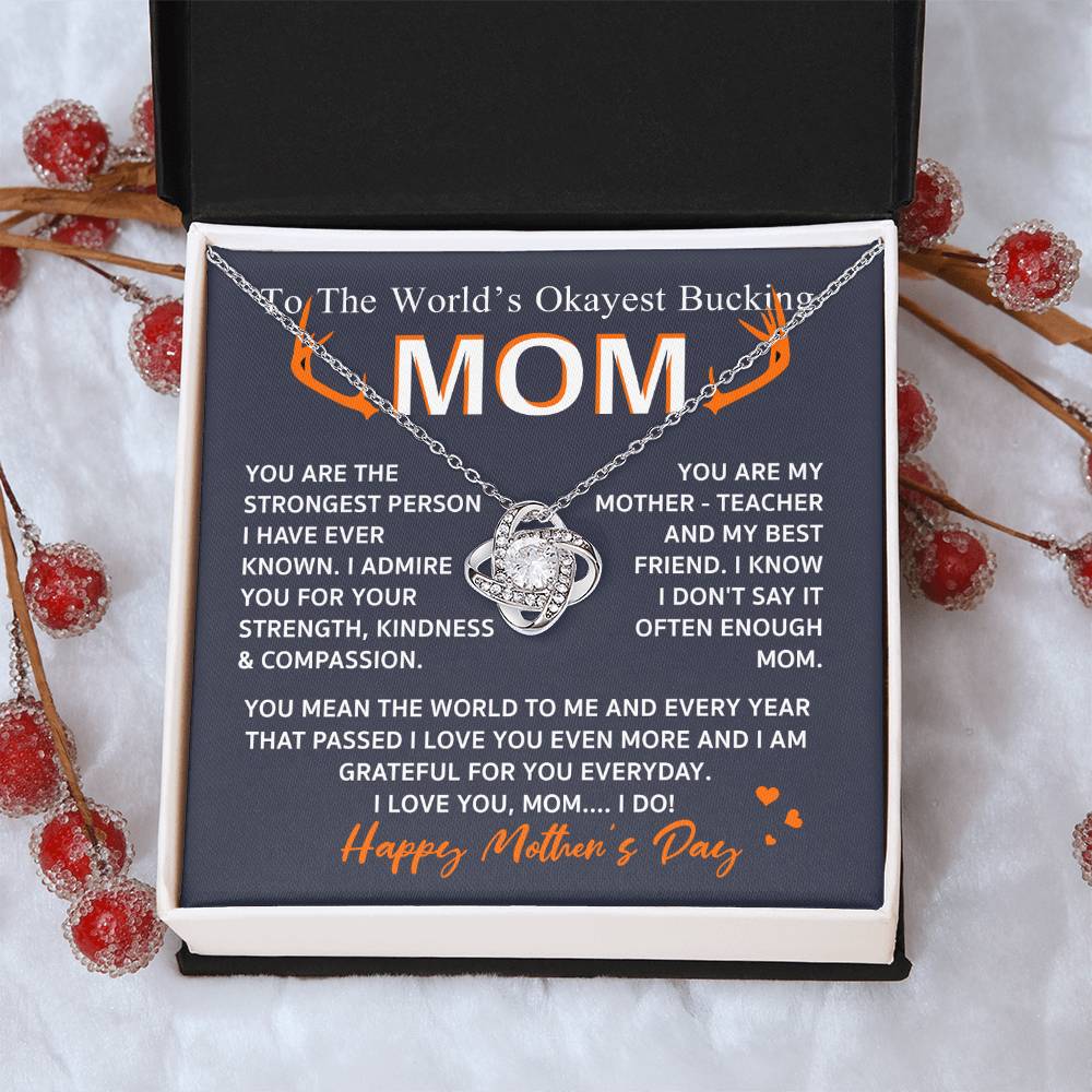 Hilarious Mother's Day Necklace Love Knot Necklace