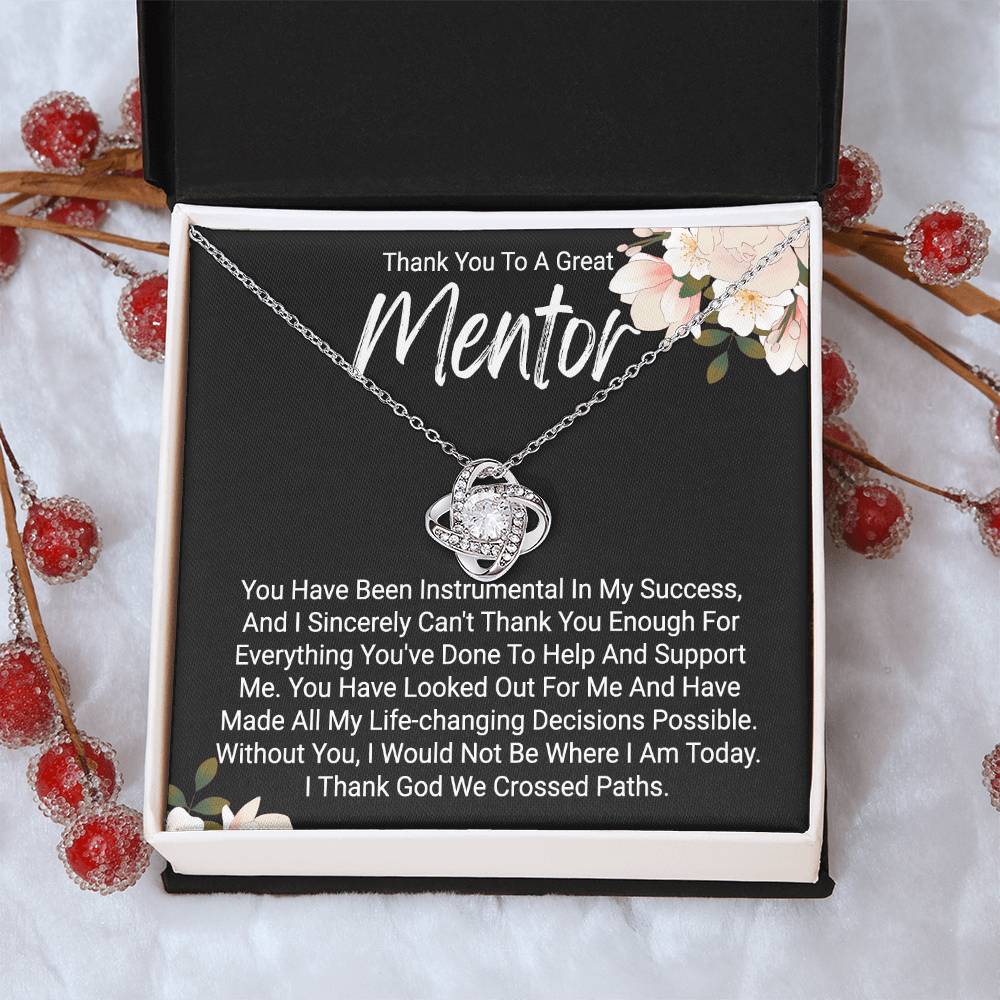 Mentor Gift - Love Knot Necklace Love Knot Necklace