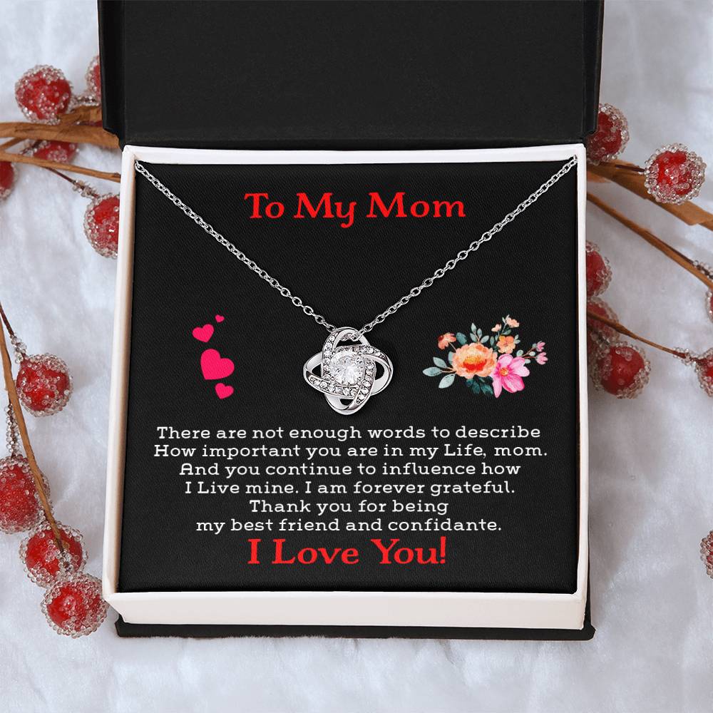 Gift For Mom - Love Knot Necklace 6 Love Knot Necklace