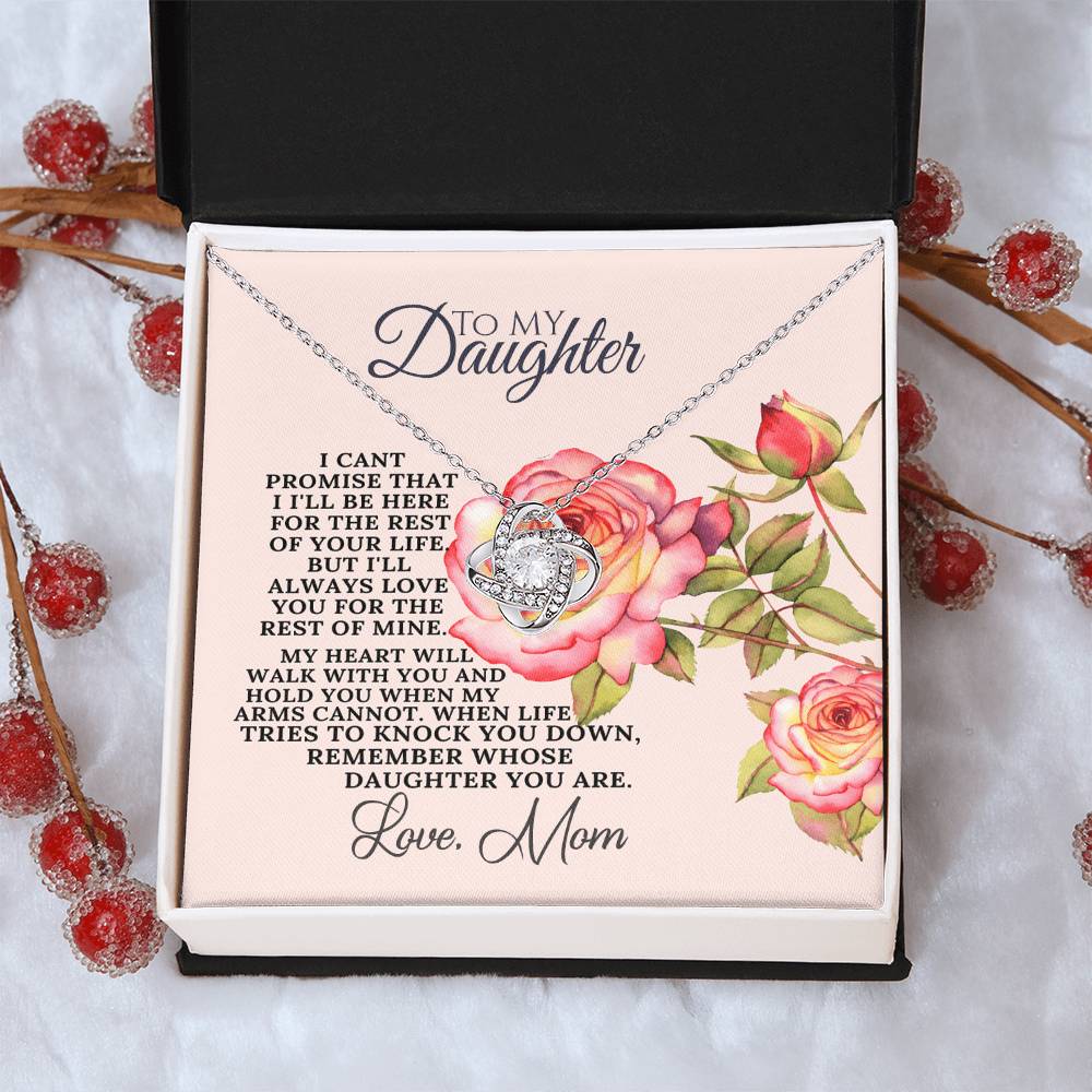 Love Knot Necklace For Daughter 2 Love Knot Necklace