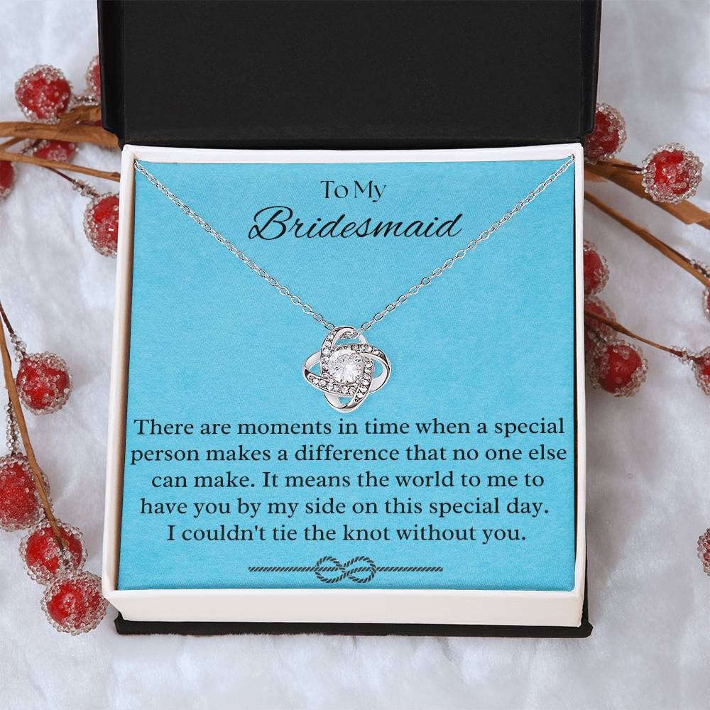 Bridesmai Love Knot Necklace