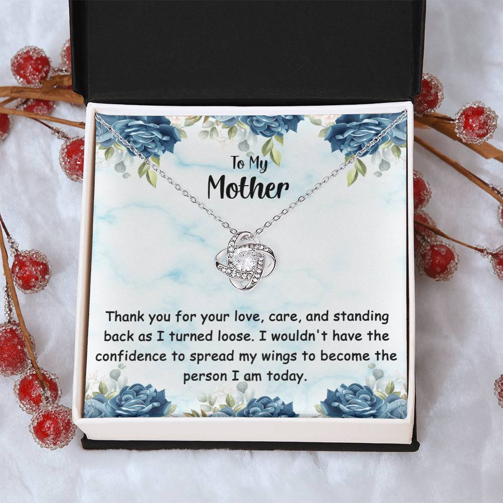 Mother's Day Happy Birthday Or Just To Say Thank You Mom -18 Love Knot Necklace
