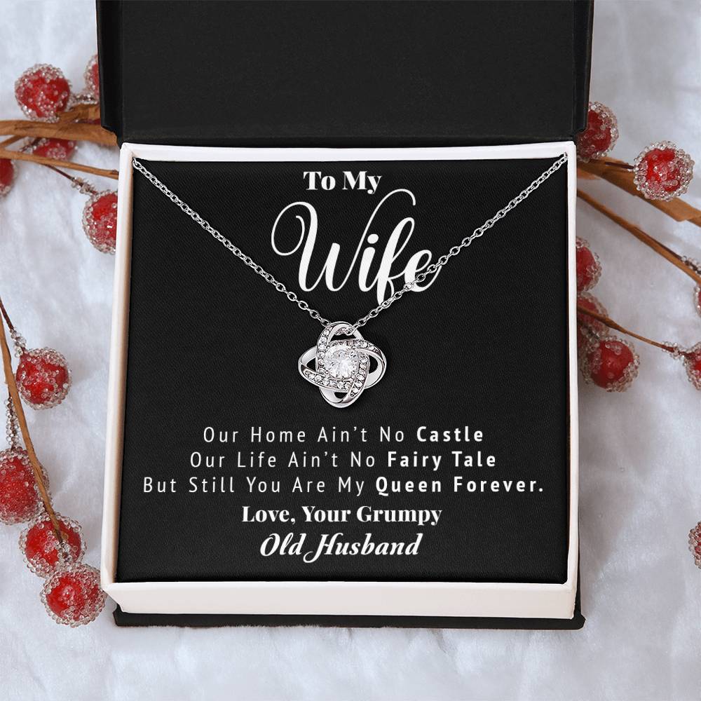 To My Wife - My Love Knot Necklace