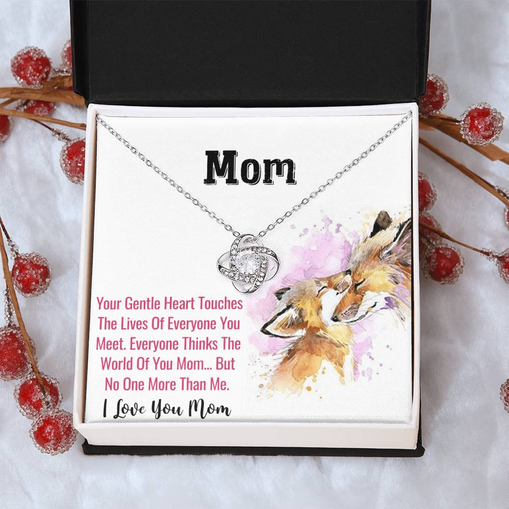 Mother's Day Mom's Birthday Or Just Time To Say I Love You Mom - 12 Love Knot Necklace
