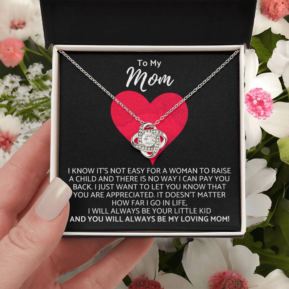 Premium Mother's Day Necklace Customize Gift For Your Loving Mom! ?? Love Knot Necklace