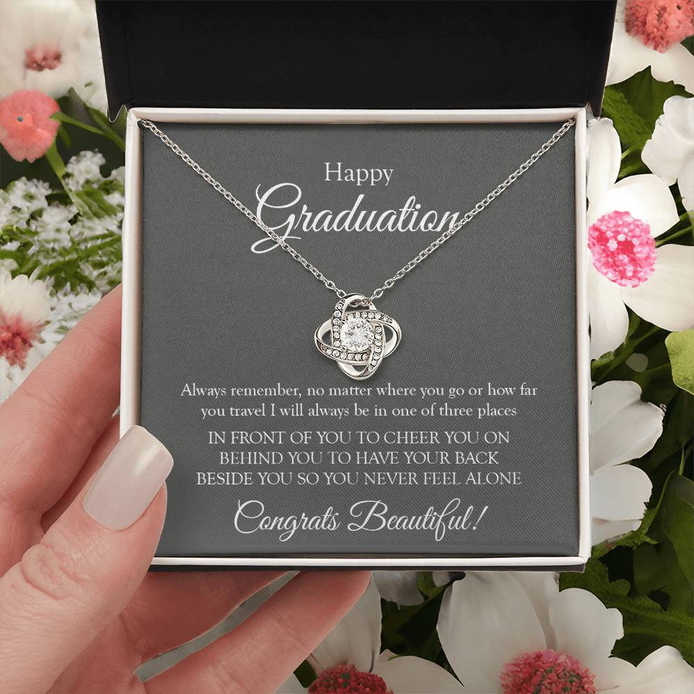 Graduation Gift For Her Necklace Gift For Daughter Granddaughter Niece Best Friend Godda Love Knot Necklace