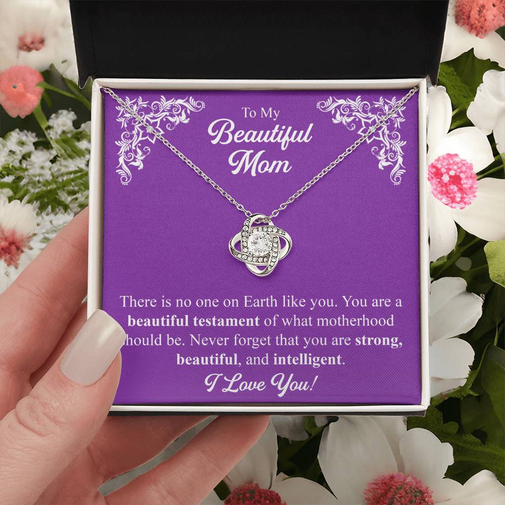 Mothers Day Gift From Daughter Mother Of The Groom Gift From Son Presents For Mom Birthday Sentimental Jewelry Necklace For Mom 4 Love Knot Necklace