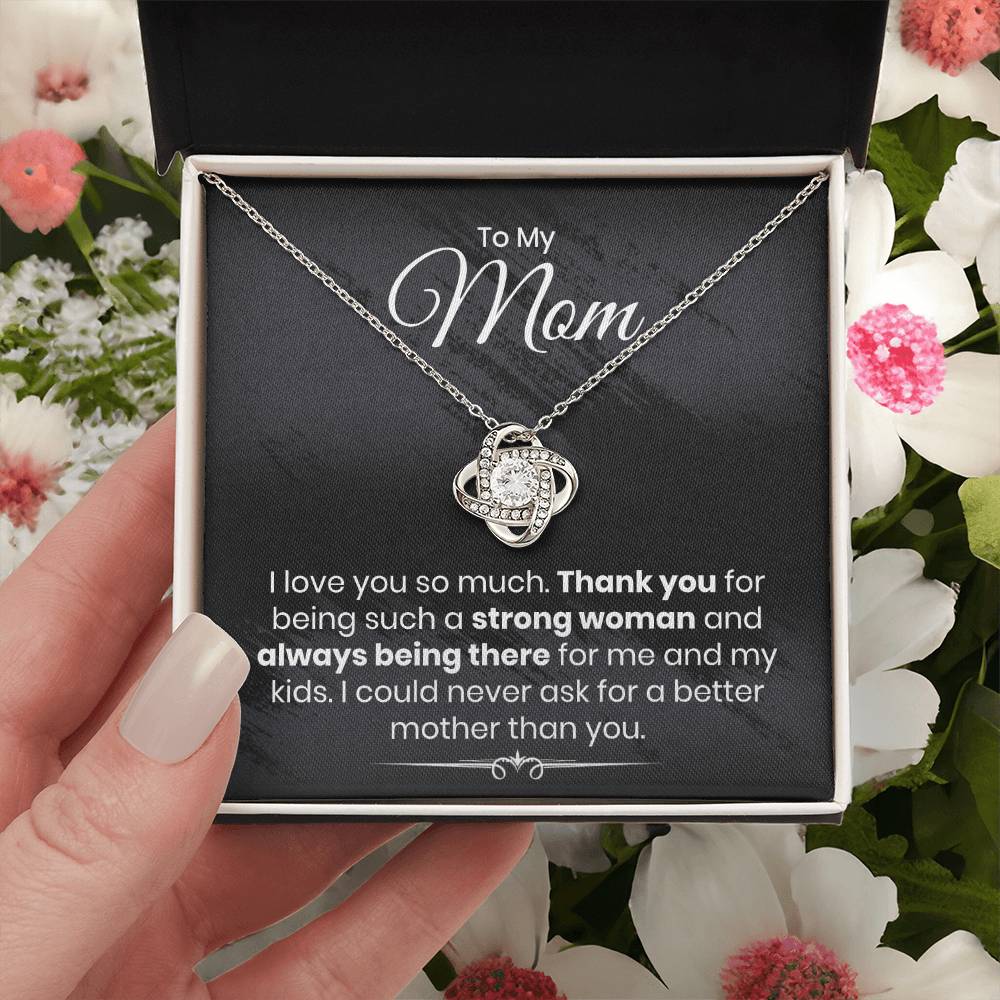 Almost Gone To My Mom - I Love You So Much - The Love Knot Necklace Love Knot Necklace