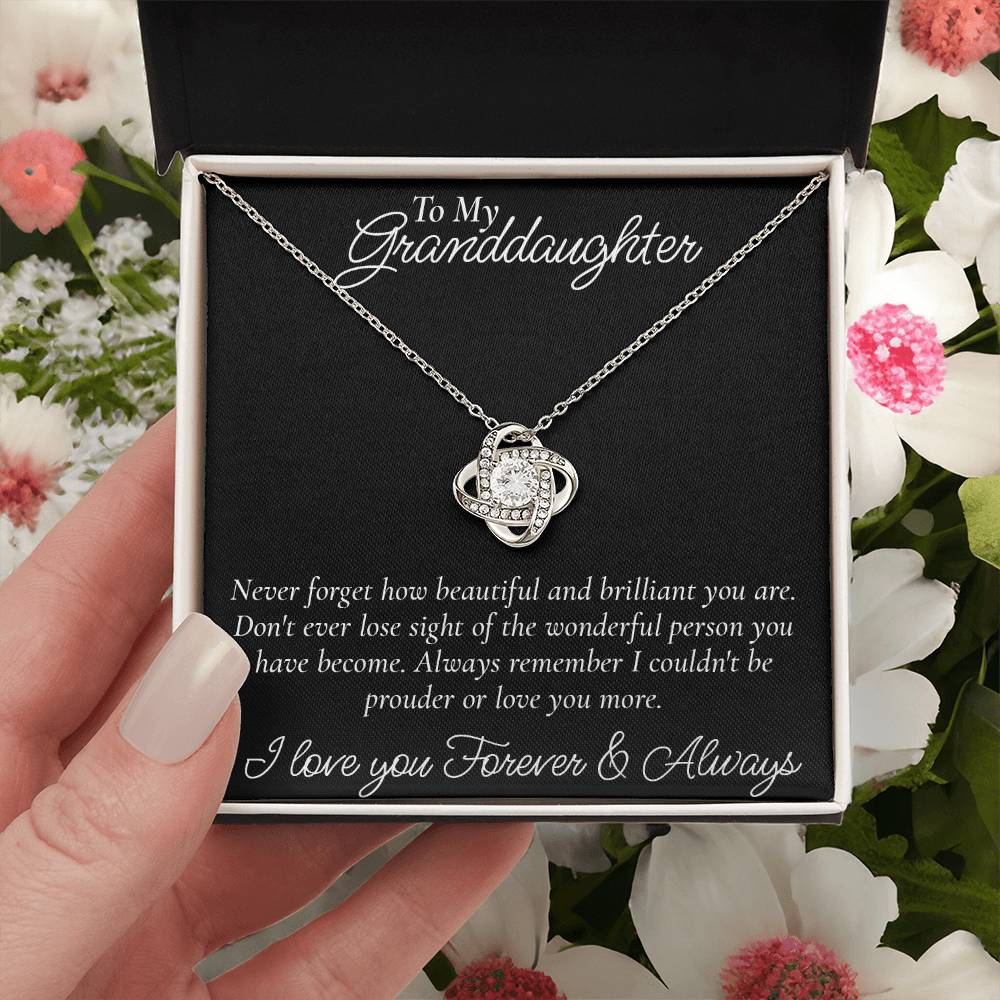 Happy Birthday Or Just To Say I Love You - Love Knot Necklace